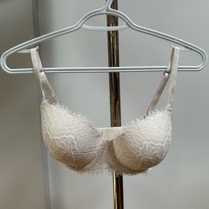 White Lace Bra